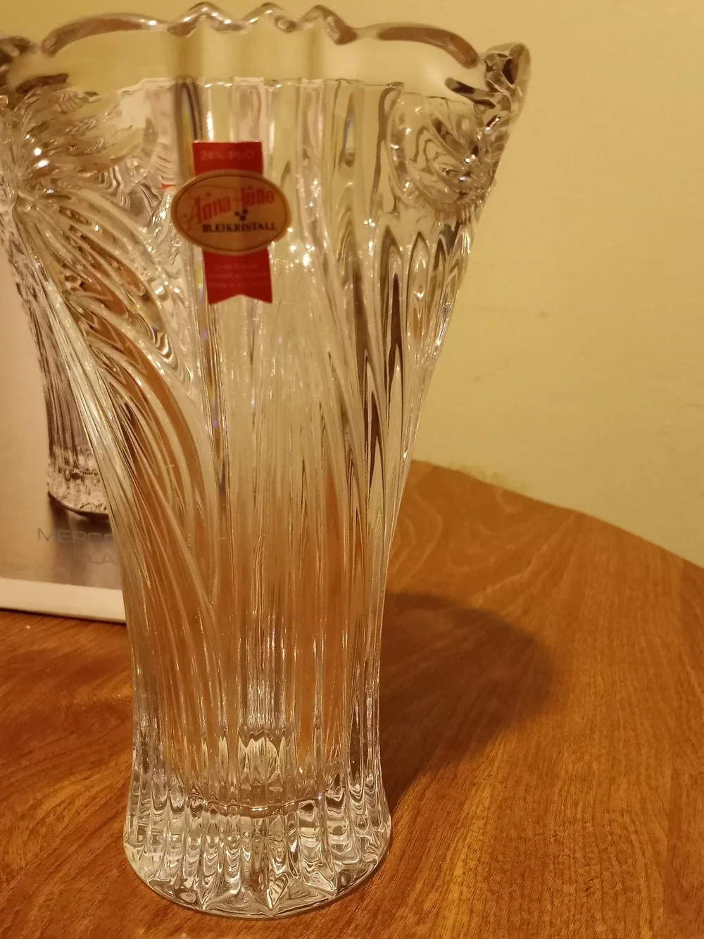Anna Hutte Bleikristall Vase NIB